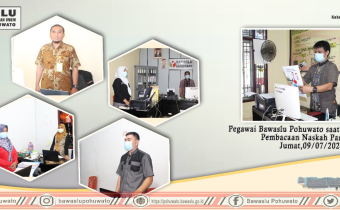 Bawaslu Pohuwato kembali dengarkan Pembacaan Naskah Pancasila
