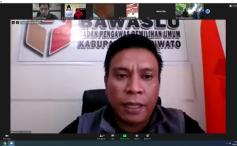BAWASLU POHUWATO GELAR BIMTEK PENGUATAN KAPASITAS BAGI PANWAS DESA/KELURAHAN se-KABUPATEN POHUWATO SECARA DARING