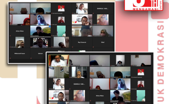 Bawaslu Kabupaten Pohuwato ikuti zoom meeting Persiapan HUT Bawaslu RI ke 13 Th.
